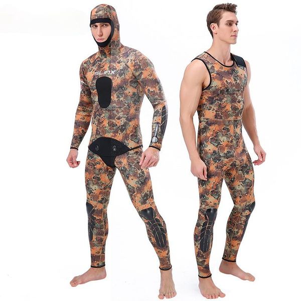professional fish hunting suit 3mm camouflage split diving hooded warm shooting 2021 swim wear
professional fish hunting suit 3mm camouflage split diving hooded warm shooting 2021 swim wear