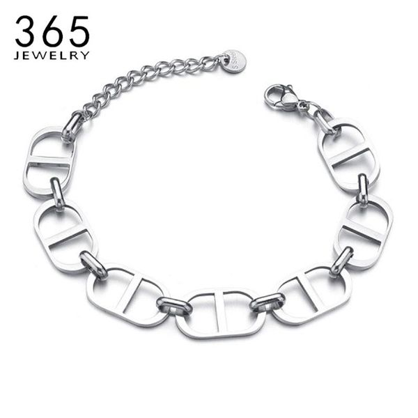 link, chain minimalist fashion stainless steel simple splicing japanese font bracelet men and women with same ins personality jewelry, Black
link, chain minimalist fashion stainless steel simple splicing japanese font bracelet men and women with same ins personality jewelry, Black