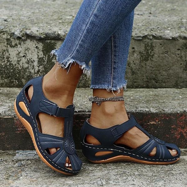 sandals women wedge 2021 summer closed toe hollow ladies comfy casual shoes 35-43 big size hook&loop female beach, Black
sandals women wedge 2021 summer closed toe hollow ladies comfy casual shoes 35-43 big size hook&loop female beach, Black