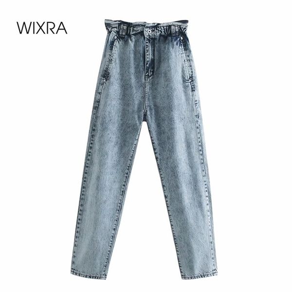 wixra casual women denim pants high elastic waist pockets vintage trousers ladies streetwear solid mom jeans 210915, Black;white
wixra casual women denim pants high elastic waist pockets vintage trousers ladies streetwear solid mom jeans 210915, Black;white