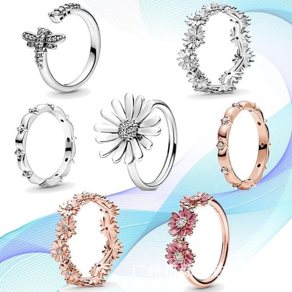sterling silver shiny daisy wreath ring for women wedding party gift fashion jewelry cluster rings, Golden;silver
sterling silver shiny daisy wreath ring for women wedding party gift fashion jewelry cluster rings, Golden;silver