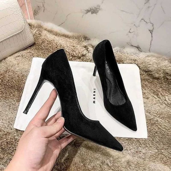 spring autumn brand fashion women temperament pumps high heels pointed toe shoes ladies slip-on women stiletto pumps 210611, Black
spring autumn brand fashion women temperament pumps high heels pointed toe shoes ladies slip-on women stiletto pumps 210611, Black