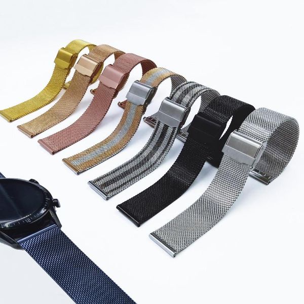 watch bands 20 22mm milanese mesh band for samsung galaxy 3 42mm 46mm active2 s3 huawei gt2 46 2e woven steel bracelet, Black;brown
watch bands 20 22mm milanese mesh band for samsung galaxy 3 42mm 46mm active2 s3 huawei gt2 46 2e woven steel bracelet, Black;brown