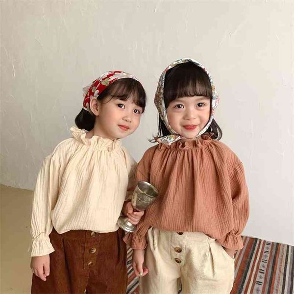 spring autumn girls cotton yarn soft solid color long-sleeved blouses 2-6 years kids casual laced collar 210708, White;black
spring autumn girls cotton yarn soft solid color long-sleeved blouses 2-6 years kids casual laced collar 210708, White;black