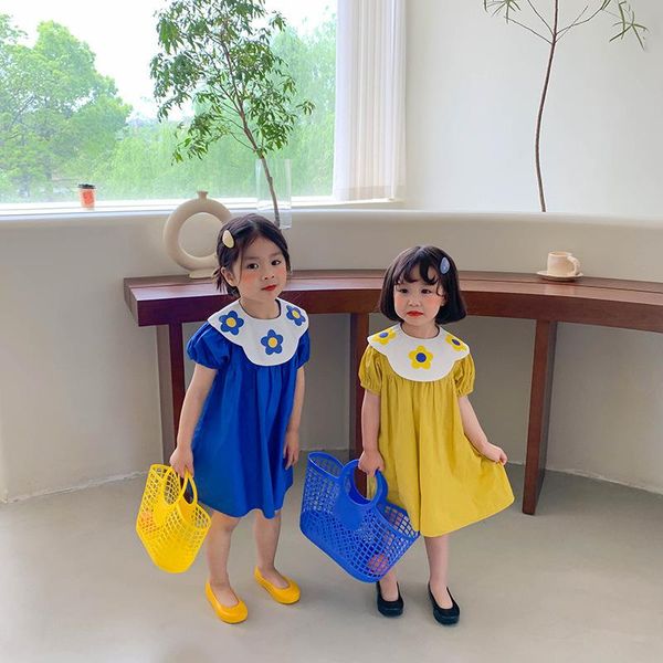 summer children girls short-sleeved princess dress toddler kids cute round-necked flower dresses fashion clothes girl's, Red;yellow
summer children girls short-sleeved princess dress toddler kids cute round-necked flower dresses fashion clothes girl's, Red;yellow