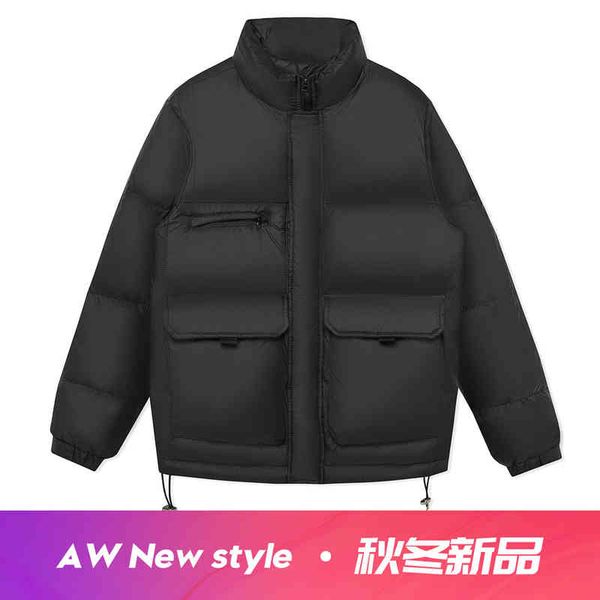 21 winter new short stand collar down jacket men's warm 90 white duck down padded jacket, Black
21 winter new short stand collar down jacket men's warm 90 white duck down padded jacket, Black