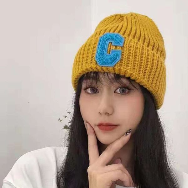 hat net red c letter wool female autumn and warm knitted solid color versatile ear protection cold male, Blue;gray
hat net red c letter wool female autumn and warm knitted solid color versatile ear protection cold male, Blue;gray