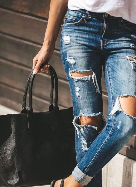 ripped fashion trendy stretch womens jean slim denim street casual pencil pants s 2xl drop, Blue
ripped fashion trendy stretch womens jean slim denim street casual pencil pants s 2xl drop, Blue