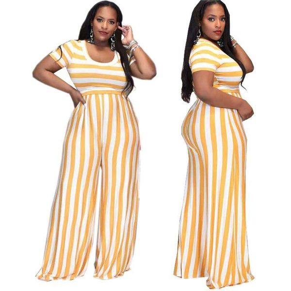 two piece fashion women's clothing round neck short sleeve personality stripe printing 5 xl plus size casual mopping suit pants, White
two piece fashion women's clothing round neck short sleeve personality stripe printing 5 xl plus size casual mopping suit pants, White