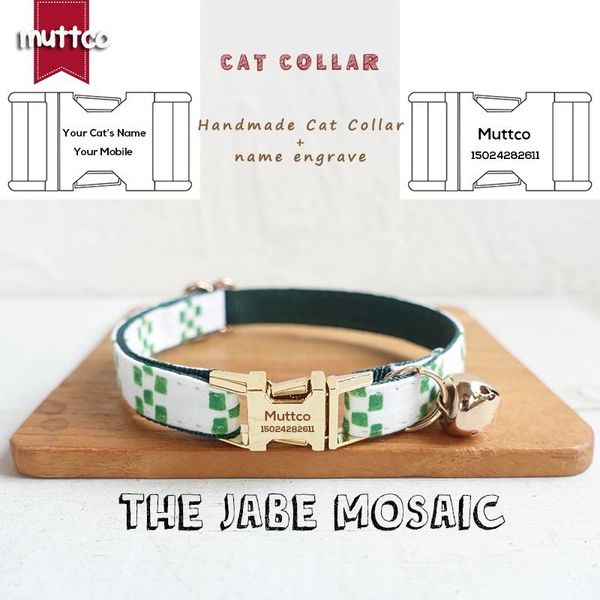 cat collars & leads muttco retail handmade engraved gold metal buckle collar for the jabe mosaic design 2 sizes ucc095j
cat collars & leads muttco retail handmade engraved gold metal buckle collar for the jabe mosaic design 2 sizes ucc095j