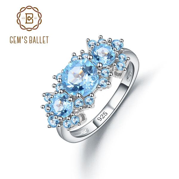 cluster rings gem's ballet 925 sterling silver vintage luxury ring natural sky blue z birthstone for women gift fine jewelry, Golden;silver
cluster rings gem's ballet 925 sterling silver vintage luxury ring natural sky blue z birthstone for women gift fine jewelry, Golden;silver