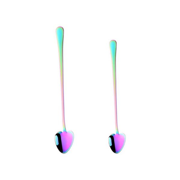 party favor 2pcs stainless steel heart shape scoop dessert spoons coffee spoon tableware for ice cream cocktail soup (large iridescence 0+me
party favor 2pcs stainless steel heart shape scoop dessert spoons coffee spoon tableware for ice cream cocktail soup (large iridescence 0+me