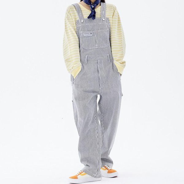 denim jumpsuit for men women overalls jeans pants suit loose casual stripe streetwear cargo rompers one piece clothes, Blue
denim jumpsuit for men women overalls jeans pants suit loose casual stripe streetwear cargo rompers one piece clothes, Blue