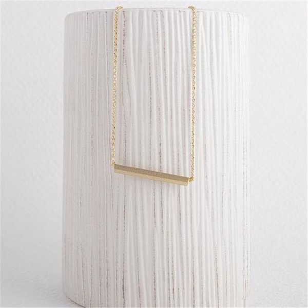 bar shape necklace simple design necklaces for women girls christmas gift pendant, Silver
bar shape necklace simple design necklaces for women girls christmas gift pendant, Silver