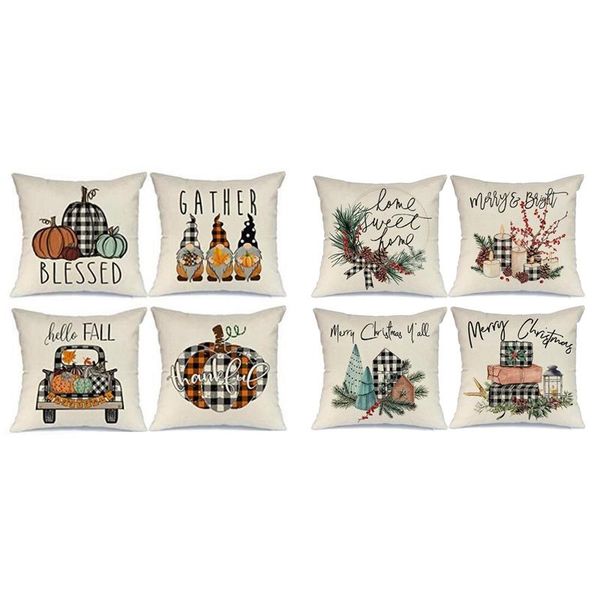 pillow case 4pcs for fall decor thanksgiving pumpkin pillows covers with christmas covers,throw
pillow case 4pcs for fall decor thanksgiving pumpkin pillows covers with christmas covers,throw