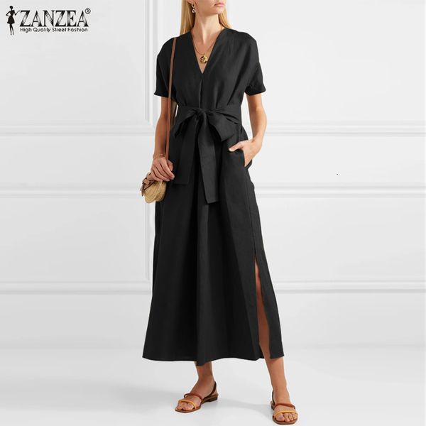 casual dresses elegant high waist short sleeve dress women vintage sundress split lace up midi pockets vestidos robe femme plus si, Black;gray
casual dresses elegant high waist short sleeve dress women vintage sundress split lace up midi pockets vestidos robe femme plus si, Black;gray