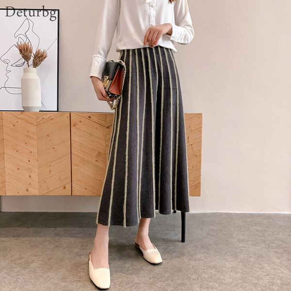 casual dresses women's elegant striped knitted midi skirt female high waist mink cashmere thickened warm skirts saias winter sk432, Black;gray
casual dresses women's elegant striped knitted midi skirt female high waist mink cashmere thickened warm skirts saias winter sk432, Black;gray