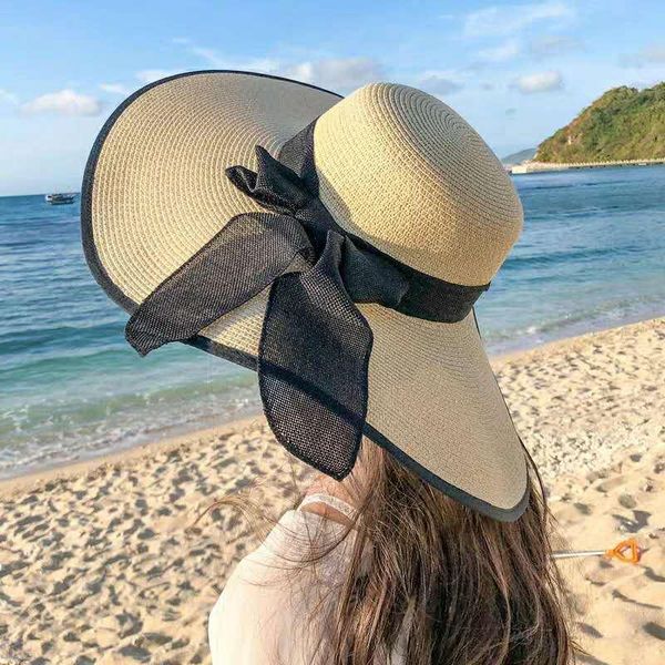 wide brim hats 2021 floppy girls straw hat sun beach women summer uv protect travel cap lady female foldable, Blue;gray
wide brim hats 2021 floppy girls straw hat sun beach women summer uv protect travel cap lady female foldable, Blue;gray