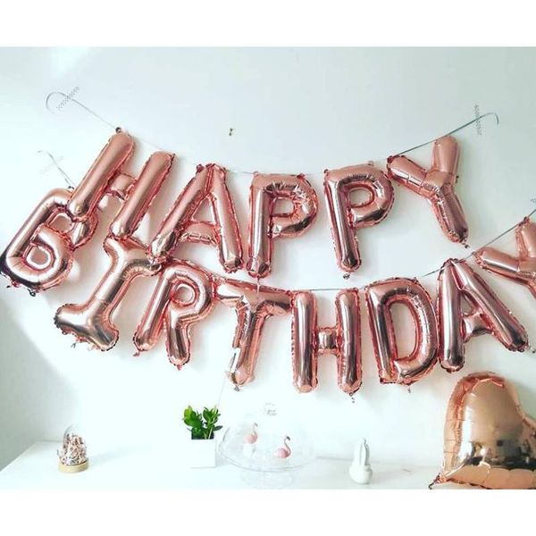 16inch happy birthday foil balloon banner kids party decoration baby boy girl my first 1st one year supplies rose gold
16inch happy birthday foil balloon banner kids party decoration baby boy girl my first 1st one year supplies rose gold