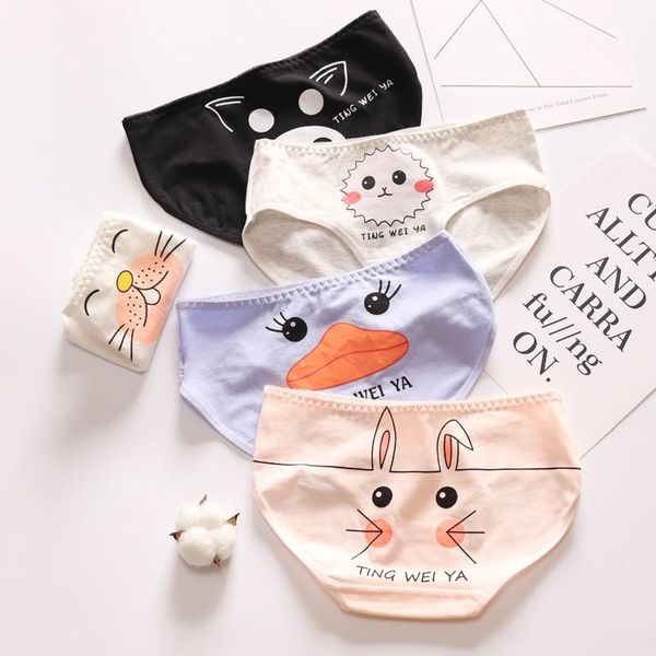 women's panties 5 pcs/lot cute cartoon print girls underwear mid-waist cotton crotch wrap hip breathable briefs lingerie, Black;pink
women's panties 5 pcs/lot cute cartoon print girls underwear mid-waist cotton crotch wrap hip breathable briefs lingerie, Black;pink