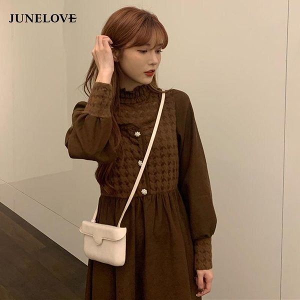 casual dresses junelove women autumn solid elegant stand collar dress female lantern sleeve lace party lady high waist a-line vestidos, Black;gray
casual dresses junelove women autumn solid elegant stand collar dress female lantern sleeve lace party lady high waist a-line vestidos, Black;gray
