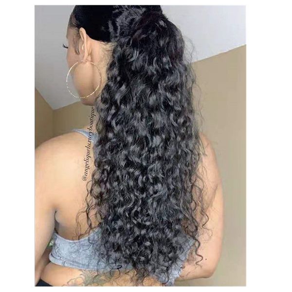 cuticle aligned 12a raw cambodian deep wave curly ponytail human hair extension afro puff bun upd hairpiece 140g 4colors, Black
cuticle aligned 12a raw cambodian deep wave curly ponytail human hair extension afro puff bun upd hairpiece 140g 4colors, Black
