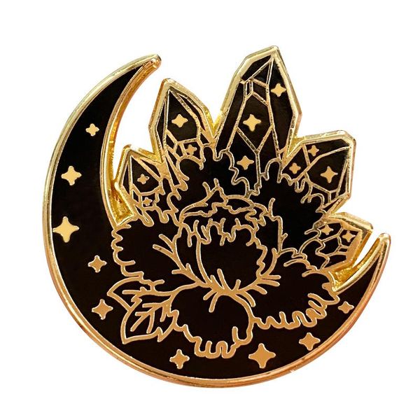 pins, brooches moon crystal peony dahlia flower brooch pins enamel metal badges lapel pin jackets fashion jewelry accessories, Gray
pins, brooches moon crystal peony dahlia flower brooch pins enamel metal badges lapel pin jackets fashion jewelry accessories, Gray