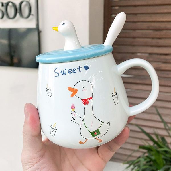 cute cartoon duck ceramic mugs creative couple breakfast milk mug ladies office cup with lid spoon
cute cartoon duck ceramic mugs creative couple breakfast milk mug ladies office cup with lid spoon