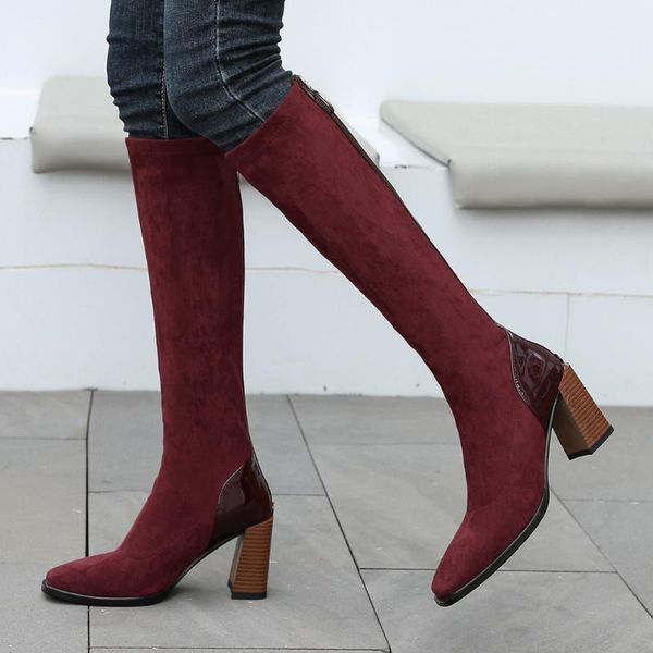 boots lapolaka large sizes 43 fashion square high heels knee elastic winter woman shoes female1, Black
boots lapolaka large sizes 43 fashion square high heels knee elastic winter woman shoes female1, Black