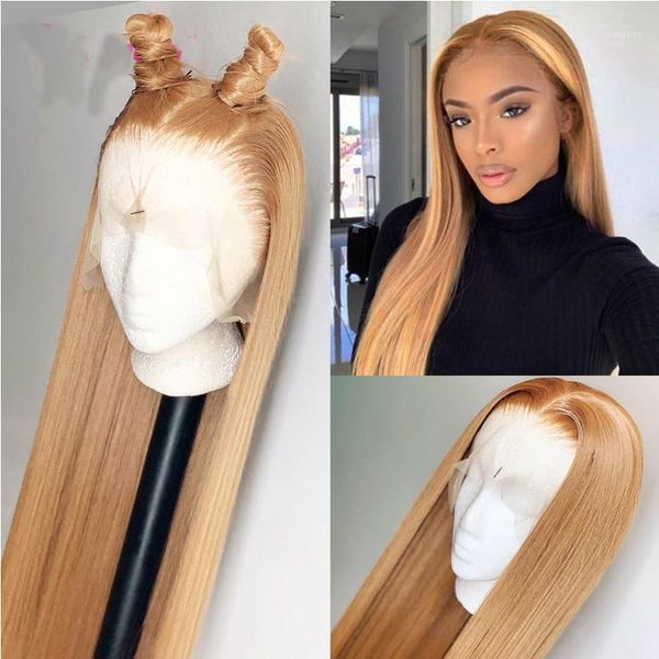 wigs long dark blonde silky straight lace front natural hairline transparent wig part human hair for women1, Black;brown
wigs long dark blonde silky straight lace front natural hairline transparent wig part human hair for women1, Black;brown