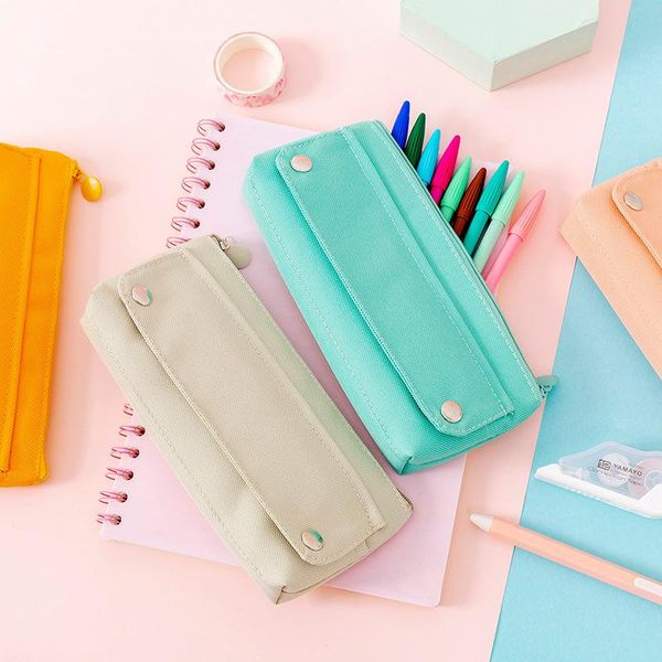 pencil bags simple creative solid color case for girls student stationery box trapezoid bag pouch school supplies
pencil bags simple creative solid color case for girls student stationery box trapezoid bag pouch school supplies