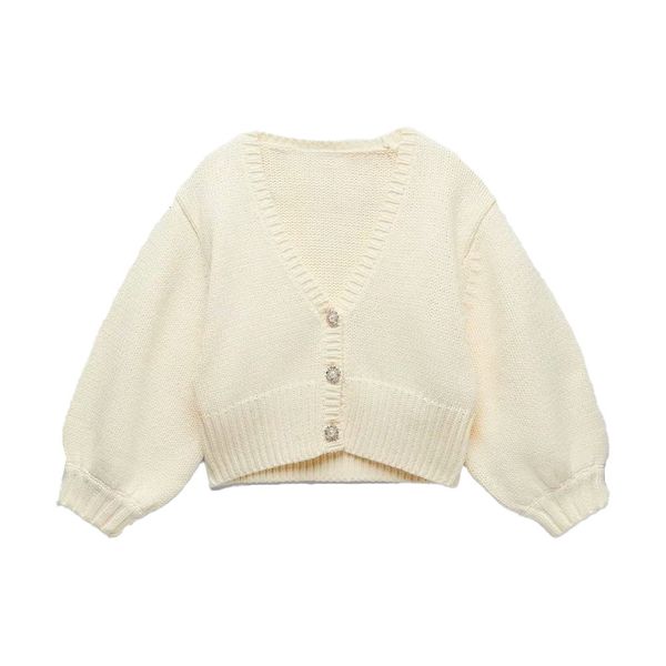 women's sweaters cropped jacket with v-cleavage cleavage, light yellow short puffing sleeve, spring 4olx, White;black
women's sweaters cropped jacket with v-cleavage cleavage, light yellow short puffing sleeve, spring 4olx, White;black
