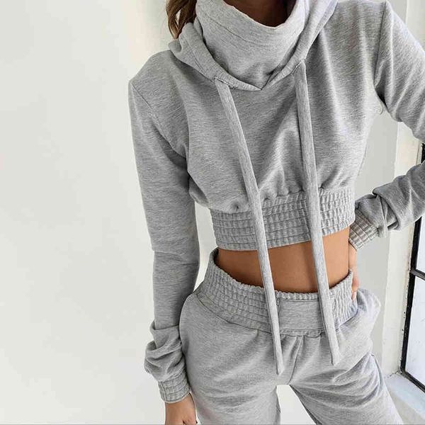 two piece set woman sweater suits knit casual tracksuits hooded pullovers+drawstrings elastic pants female outfits 210514, White
two piece set woman sweater suits knit casual tracksuits hooded pullovers+drawstrings elastic pants female outfits 210514, White