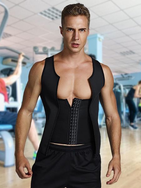 men sweat sauna vest with zipper workout body shaper compression shirt sport gym clothing 2021 yoga outfit
men sweat sauna vest with zipper workout body shaper compression shirt sport gym clothing 2021 yoga outfit