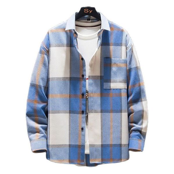 men's casual shirts long-sleeved grinding wool plaid shirt men turn-down collar male streetwear plus size 3xl 4xl 5xl, White;black
men's casual shirts long-sleeved grinding wool plaid shirt men turn-down collar male streetwear plus size 3xl 4xl 5xl, White;black