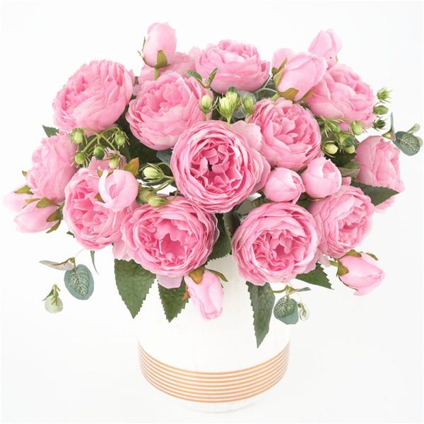 decorative flowers & wreaths wedding decoration artificial peony tea rose camellia silk fake flower flores for diy home garden
decorative flowers & wreaths wedding decoration artificial peony tea rose camellia silk fake flower flores for diy home garden