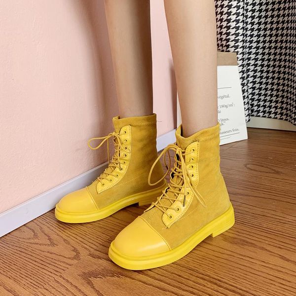 boots candy colored women's lace up woman shoes autumn winter outdoor female flat low heel short rubber cowboy 35-40 size, Black
boots candy colored women's lace up woman shoes autumn winter outdoor female flat low heel short rubber cowboy 35-40 size, Black