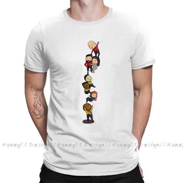 men's t-shirts star stek space travel 2021 arrival t-shirt tng crew chibi-style unique design shirt crewneck cotton for men tshirt, White;black
men's t-shirts star stek space travel 2021 arrival t-shirt tng crew chibi-style unique design shirt crewneck cotton for men tshirt, White;black
