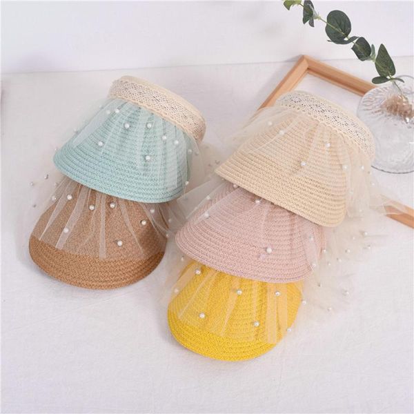 caps & hats kids summer outdoor sunscreen straw cap baby girls pearl tulle breathable hat beach strawhat bucket pour enfants, Yellow
caps & hats kids summer outdoor sunscreen straw cap baby girls pearl tulle breathable hat beach strawhat bucket pour enfants, Yellow