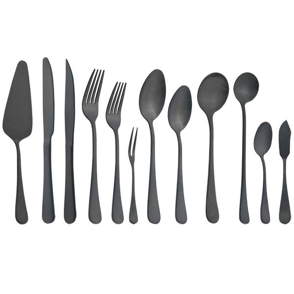 dinnerware sets black cutlery set stainless steel silverware butter steak knife fruit dessert fork tea spoon flatware tableware
dinnerware sets black cutlery set stainless steel silverware butter steak knife fruit dessert fork tea spoon flatware tableware