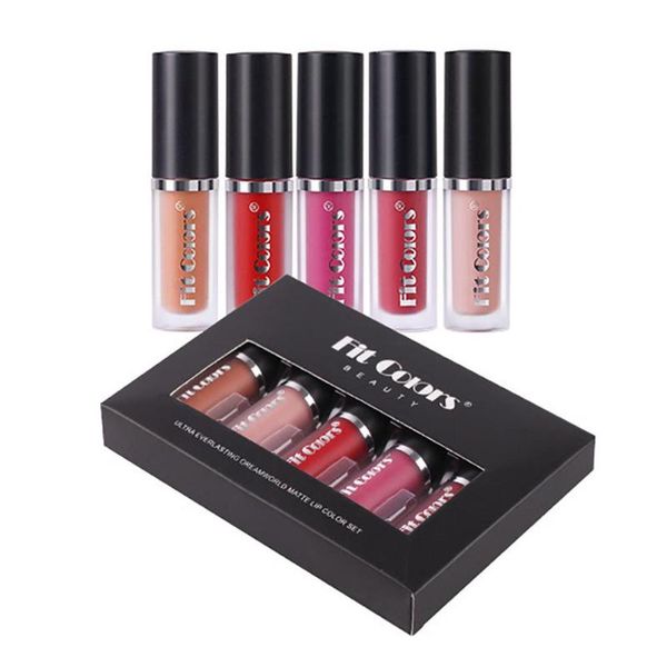 lip gloss 5pcs lipstick set matte liquid lipstick makeup long-lasting wear non-stick cup not fade waterproof velvet
lip gloss 5pcs lipstick set matte liquid lipstick makeup long-lasting wear non-stick cup not fade waterproof velvet