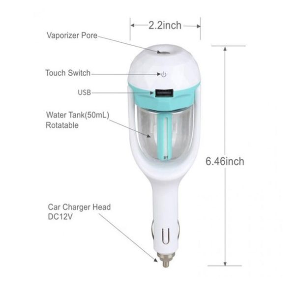 auto 12v usb mini car air humidifier purifier aroma diffuser purify freshener essential
auto 12v usb mini car air humidifier purifier aroma diffuser purify freshener essential