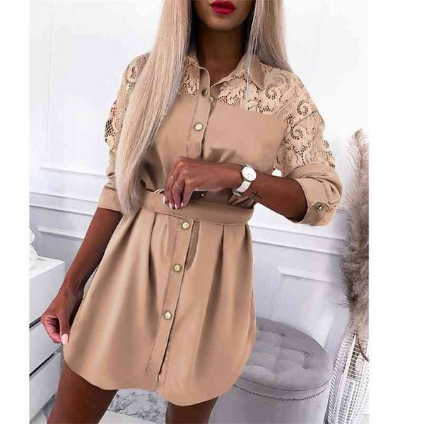 women dress lace button up design elegant sequins pocket long sleeve mini a-line lady high waist streetwear 210522, Black;gray
women dress lace button up design elegant sequins pocket long sleeve mini a-line lady high waist streetwear 210522, Black;gray