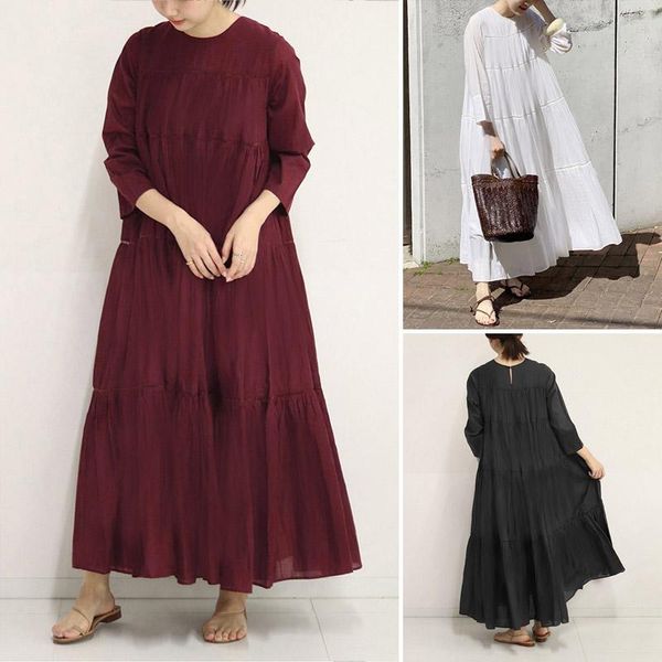 fashion women maxi dresses 2021 ladies autumn patchwork famale solid vestidos casual vintage robe longue plus size 5xl, Black;gray
fashion women maxi dresses 2021 ladies autumn patchwork famale solid vestidos casual vintage robe longue plus size 5xl, Black;gray