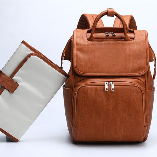 backpack fast drop fashion pu mummy retro baby diaper multifunctional dad maternal and child bag
backpack fast drop fashion pu mummy retro baby diaper multifunctional dad maternal and child bag