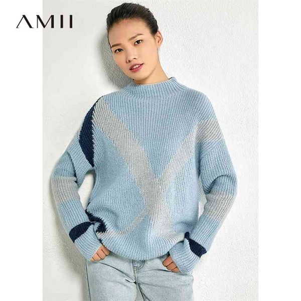 minimalism autumn winter fashion sweater for women causal genometric design oneck loose female pullover 12090015 210527, White
minimalism autumn winter fashion sweater for women causal genometric design oneck loose female pullover 12090015 210527, White