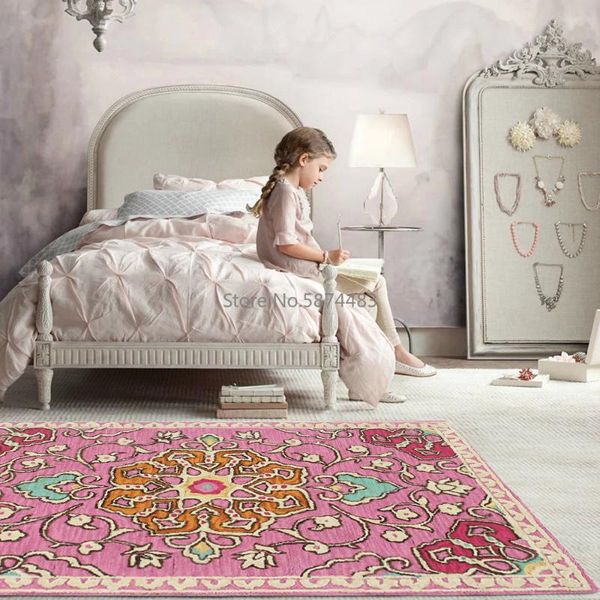 fashion nordic style pink floral girl princess room bedroom living floor mat carpet customization carpets
fashion nordic style pink floral girl princess room bedroom living floor mat carpet customization carpets