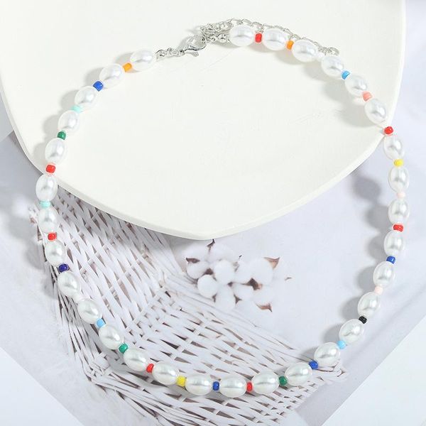 chokers ins korea trendy simple pearls colorful beads necklace for women men fashion jewelry gift, Golden;silver
chokers ins korea trendy simple pearls colorful beads necklace for women men fashion jewelry gift, Golden;silver