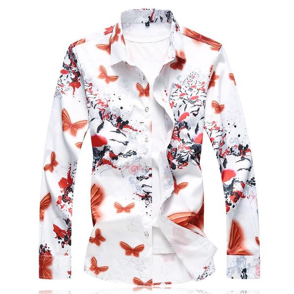 men's casual shirts c618 beautiful butterfly digital printing long sleeve shirt men arrival 2021 quality polyester&spandex fashion chem, White;black
men's casual shirts c618 beautiful butterfly digital printing long sleeve shirt men arrival 2021 quality polyester&spandex fashion chem, White;black