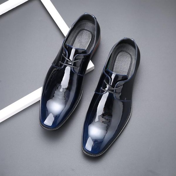 dress shoes fashion british formal shoe mixed colors men vintage casual business wedding lace-up loafers pointed toe oxfords, Black
dress shoes fashion british formal shoe mixed colors men vintage casual business wedding lace-up loafers pointed toe oxfords, Black